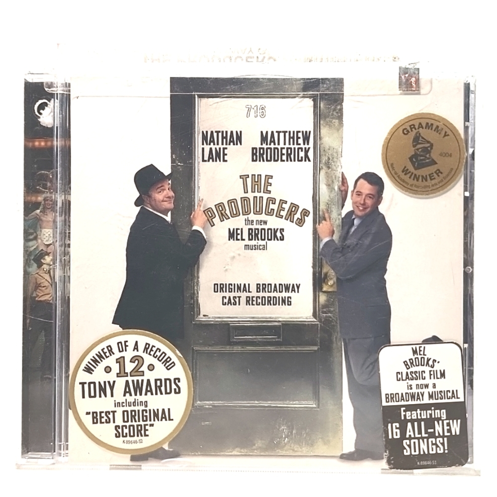 The Producers CD Mathews Broderick and Nathan Lane Mel Brooks Musical